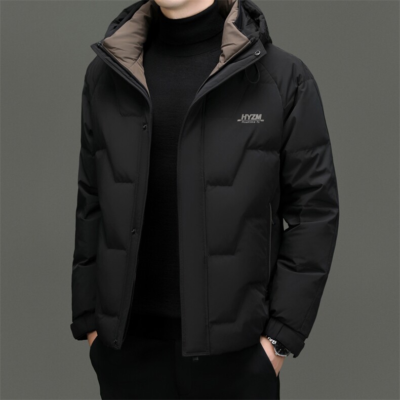 DF8809钱塘2020-2时尚休闲冬季厚款中年男士简约羽绒服P285,男装羽绒服,钱塘207-2