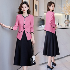 小香风外套女2025春秋新款名媛气质修身显瘦洋气减龄休闲百搭上衣，女装西装，火爆靓佳人