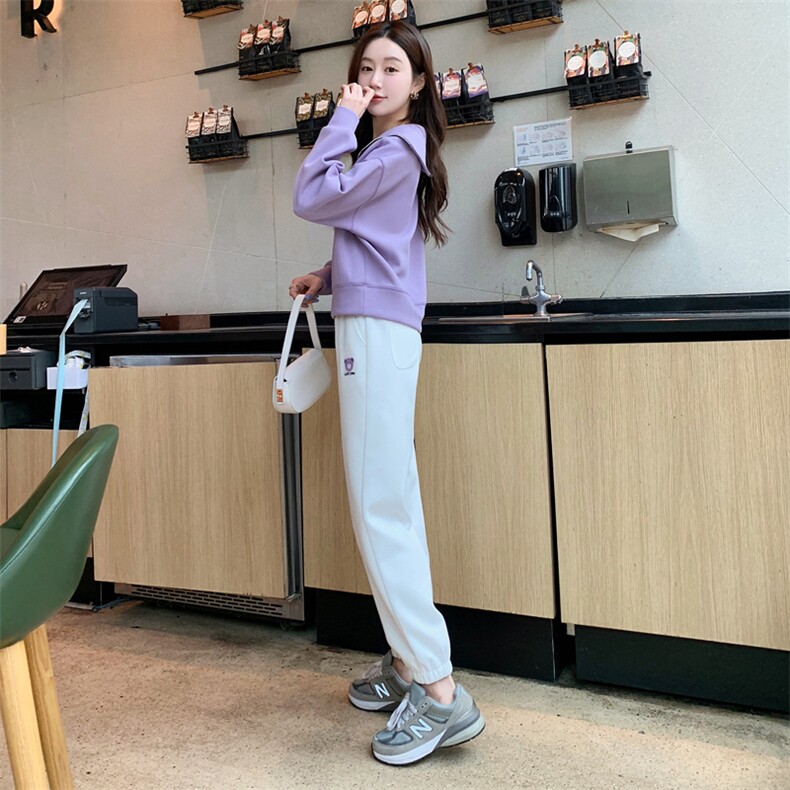 秋冬百搭卫衣女装2025年新款慵懒风小个子减龄漂亮洋气宽松上衣服,女装套装/套裙,梦懿尔