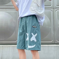 运动休闲短裤夏季薄款宽松外穿中裤潮流沙滩五分裤K810-P23，男装休闲裤，星座512-2