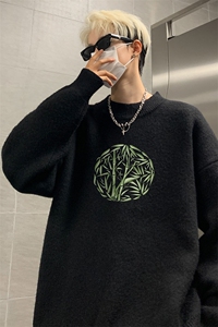 高质量！秋冬季半高领毛衣男士加绒加厚线衣针织衫男DMY530-特P38图片