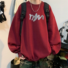 ！圆领卫衣男装港风长袖T恤男外套男WY127-P28，男装卫衣，电商B367