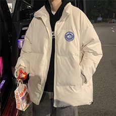 秋冬新款韩版加绒加厚保暖立领宽松棉服外套男MY2050P95控118，男装棉衣，电商A268