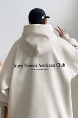！麂皮绒连帽卫衣直播品质重磅400克Aury印花JL7110-P45，男装卫衣，星座508（原C305）