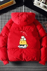 MY16090-P100加厚加绒连帽棉衣男大码棉服男面包服男，男装棉衣，电商A040A