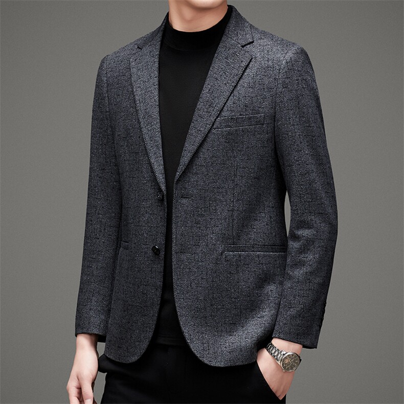 D2515男式2023春季新款便西男韩版西装外套商务休闲西服男装P190图片