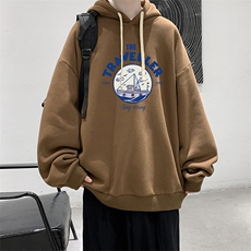 连帽卫衣男大码胖子帽衫大号运动服WY2410-P35，男装卫衣，电商A040