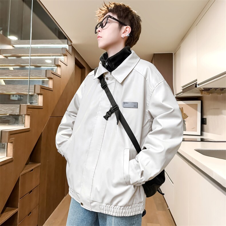 三合一加绒加厚皮棉衣男士贴标棉服棉袄翻领潮A266-PYT0061-P115,男装棉衣,电商A266