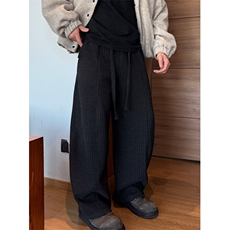 春秋直筒卫裤男垂感简约宽松休闲镰刀裤针织运动长裤男KH913，男装休闲裤，星座1116A（原606A-3）