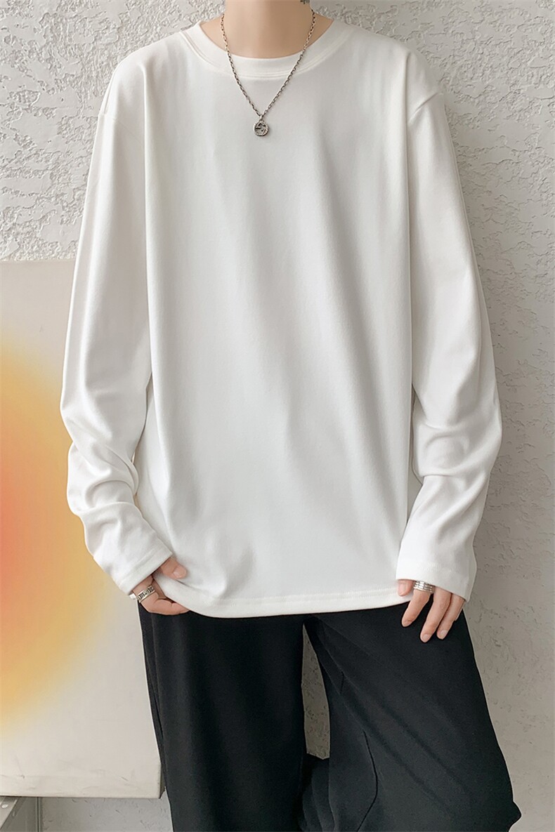 8XL-M德绒打底衫男保暖内衣加绒加厚内搭双面绒男TBG1103P35控48,男装T恤,电商D206-1