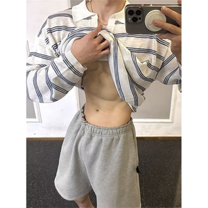日系慵懒风男士针织衫秋冬季外套高级感宽松百搭毛衣 TM32图片