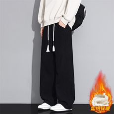 冬季加绒休闲裤男士2026冬新款宽松休闲运动长卫裤JR29189-P45，男装休闲裤，星座610（原A335）