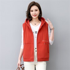 中老年女士马甲2024新款春秋薄款时尚大码外穿休闲无袖坎肩背心女，女装马甲，依倍林