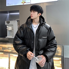 港风连帽鳄鱼纹金属装饰设计大码潮流休闲棉衣男MY77744P128控168，男装棉衣，星座226-1