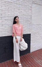 纯苎连衣裙小衫裤子裙子衬衣 时尚风 风淑女风休闲风，女装连衣裙，川哲