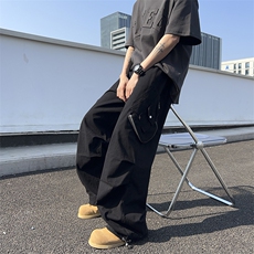 2024新款美式潮牌直筒工装裤男春季机能休闲长裤现货K7714-P60，男装休闲裤，星座512-3