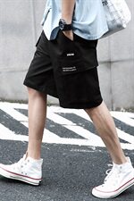 A003-HK7012-P45夏装新款时尚口袋男士工装短裤港风，男装休闲裤，电商A003