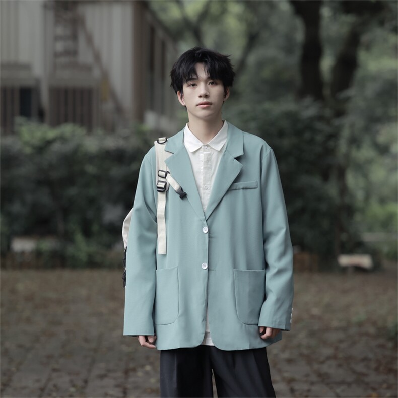 高级感小西装春秋季男士痞帅外套西服217-2-XF2302-P75,男装西服套装,星座217-2