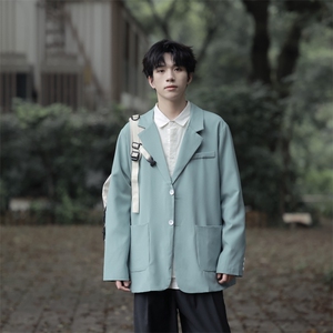 高级感小西装春秋季男士痞帅外套西服217-2-XF2302-P75图片
