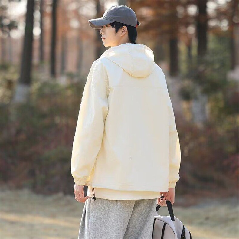 W448-P42夏季连帽长袖防晒服登山衣,男装夹克,星座911-1
