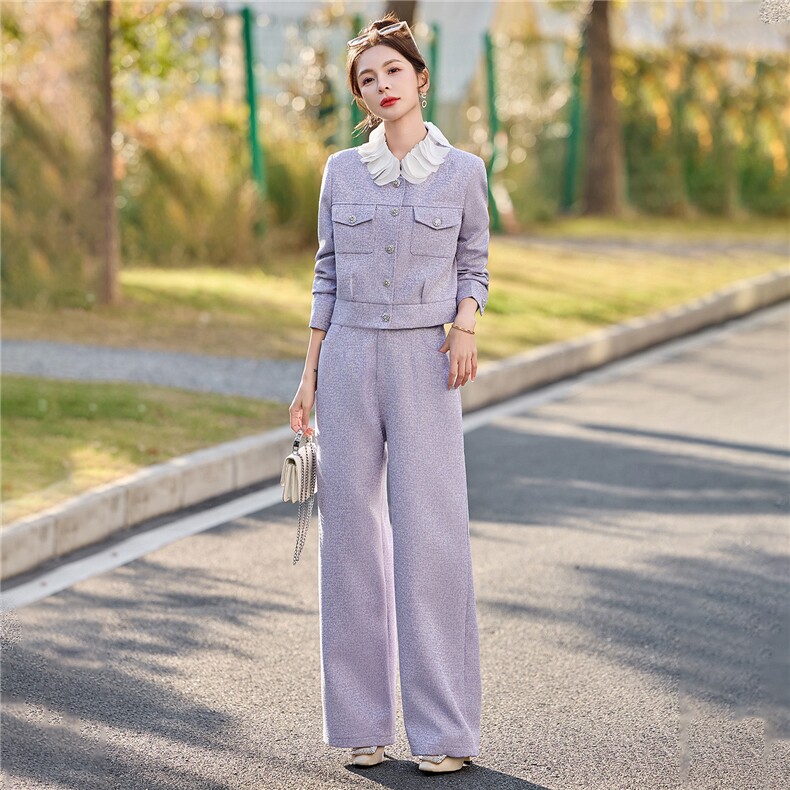 2026春季港风小香风新款淑女气质御姐炸街两件套套装,女装套装/套裙,伊仟回