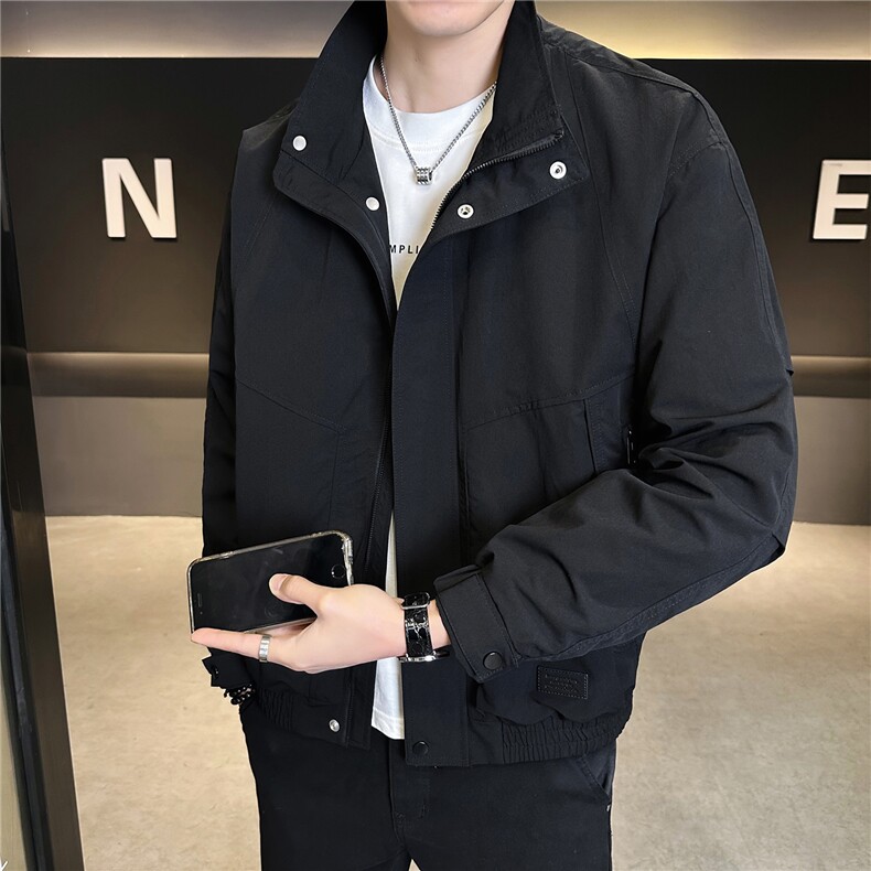 2026春季男装夹克立领外套C317-JK006-P108，男装夹克，电商C317