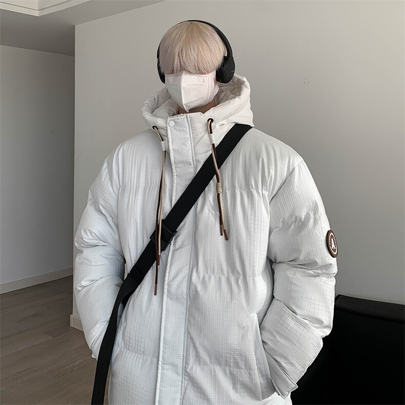 棉服男2025冬季新款宽松休闲连帽棉衣外套2399特P90控148,男装棉衣,电商A309