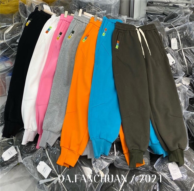 加绒卫裤，女装休闲裤，DFC 大帆船