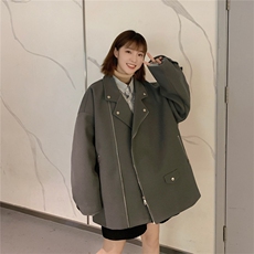 2025秋冬新款毛呢夹克外套男女情侣装短款上衣星座812-F352-P108，男装夹克，星座812
