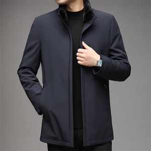 BB6557秋冬2023年男士新款夹克兔毛内胆大衣保暖派克服P792图片