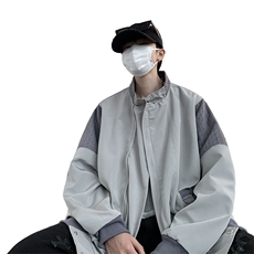 抖音直播！垫肩阿尔法飞行员夹克男XH35-70，男装夹克，电商B367