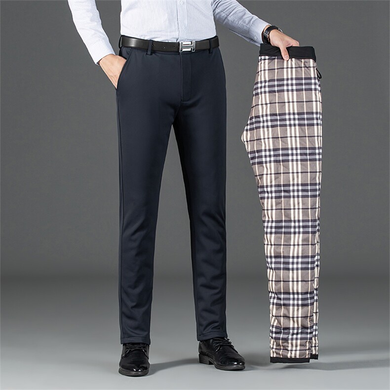 CY803钱塘2020-2中青年男士冬季厚款商务休闲简约羽绒裤P107，男装棉裤，钱塘207-2