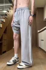 ！2026夏季新款男士冰丝休闲裤垂感百搭直筒裤Y1698特P25，男装休闲裤，电商B220