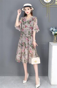 碎花连衣裙,女装连衣裙,依启蒙(1F)