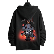 KS21221-P38连帽开衫卫衣男运动外套大码班服网格，男装卫衣，电商A040A