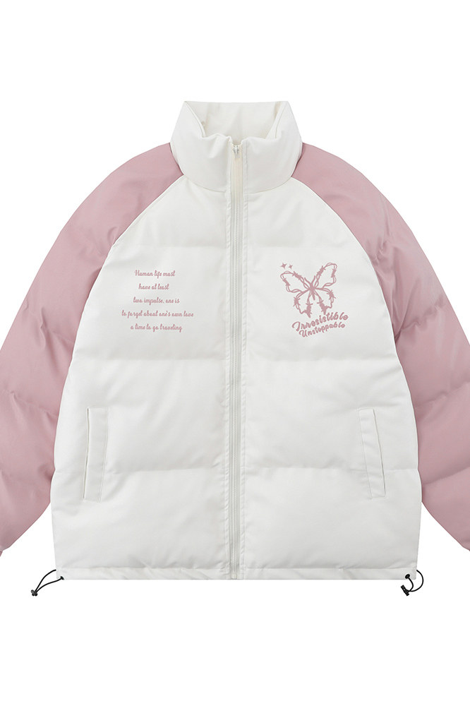 白底新款冬季时尚百搭立领PU皮棉服外套MY65203P125控168,男装棉衣,电商A268-1
