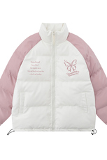 白底新款冬季时尚百搭立领PU皮棉服外套MY65203P125控168，男装棉衣，电商A268-1