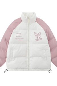 白底 新款冬季时尚百搭立领PU皮棉服外套MY65203P125控168图片