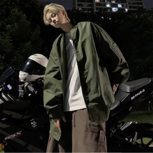 美式ins潮牌夹克男春秋宽松装设计感服外套JJ38-P55图片