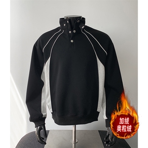 加绒奥粒绒重磅boxy500克直播品质短宽外套男 RH5346JR-P65图片