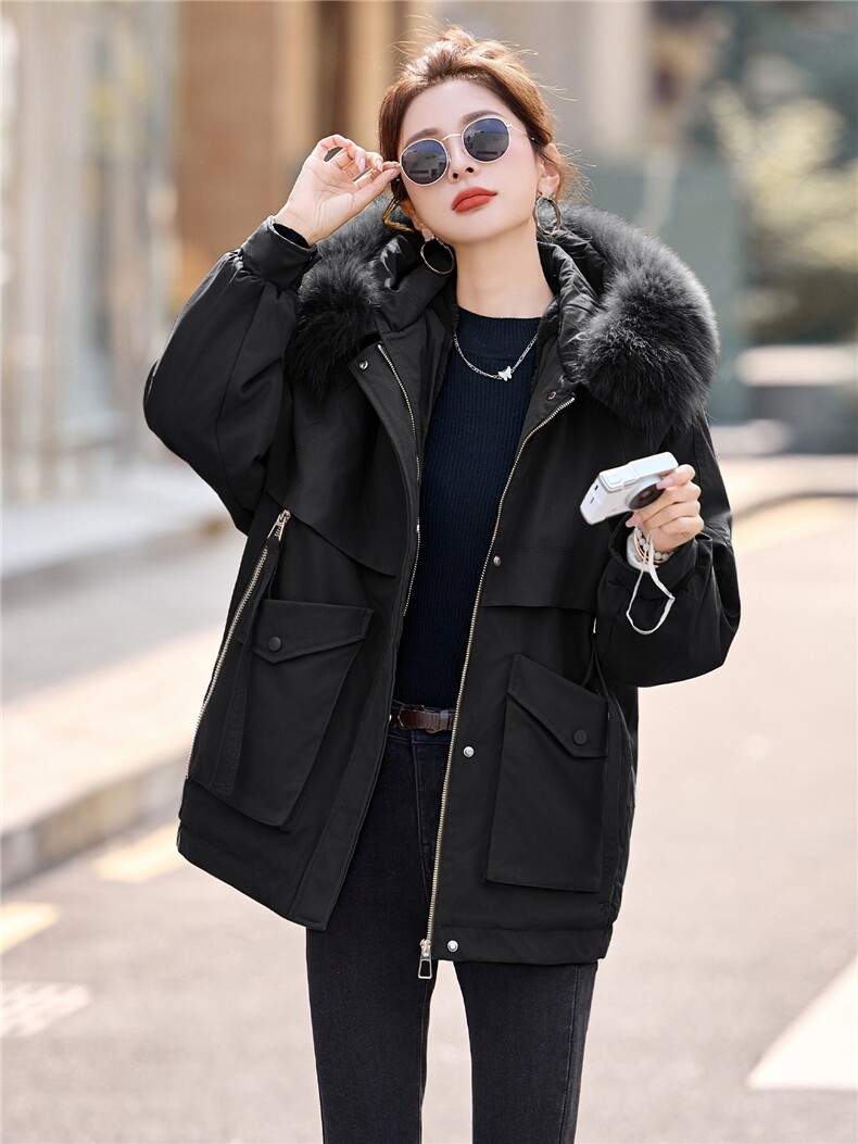 羊羔毛内胆派克服,女装派克服,采品优优