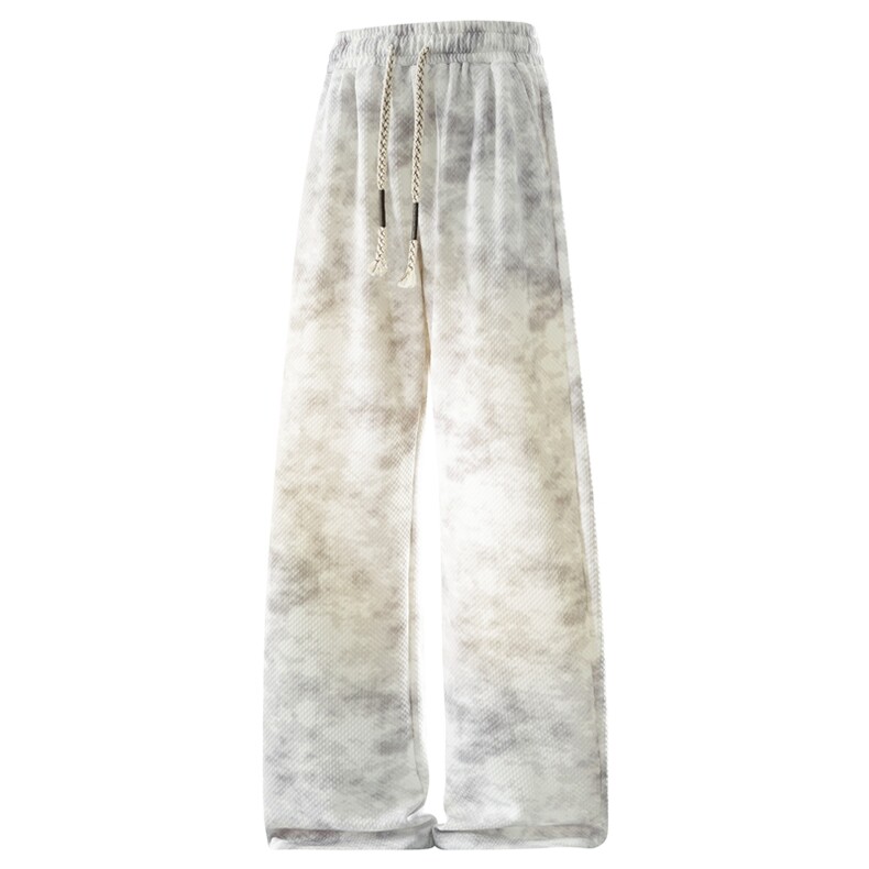 春季宽松百搭运动长裤情侣格子直筒裤潮A440-1-8533-特P32，女装休闲裤，电商A440-1