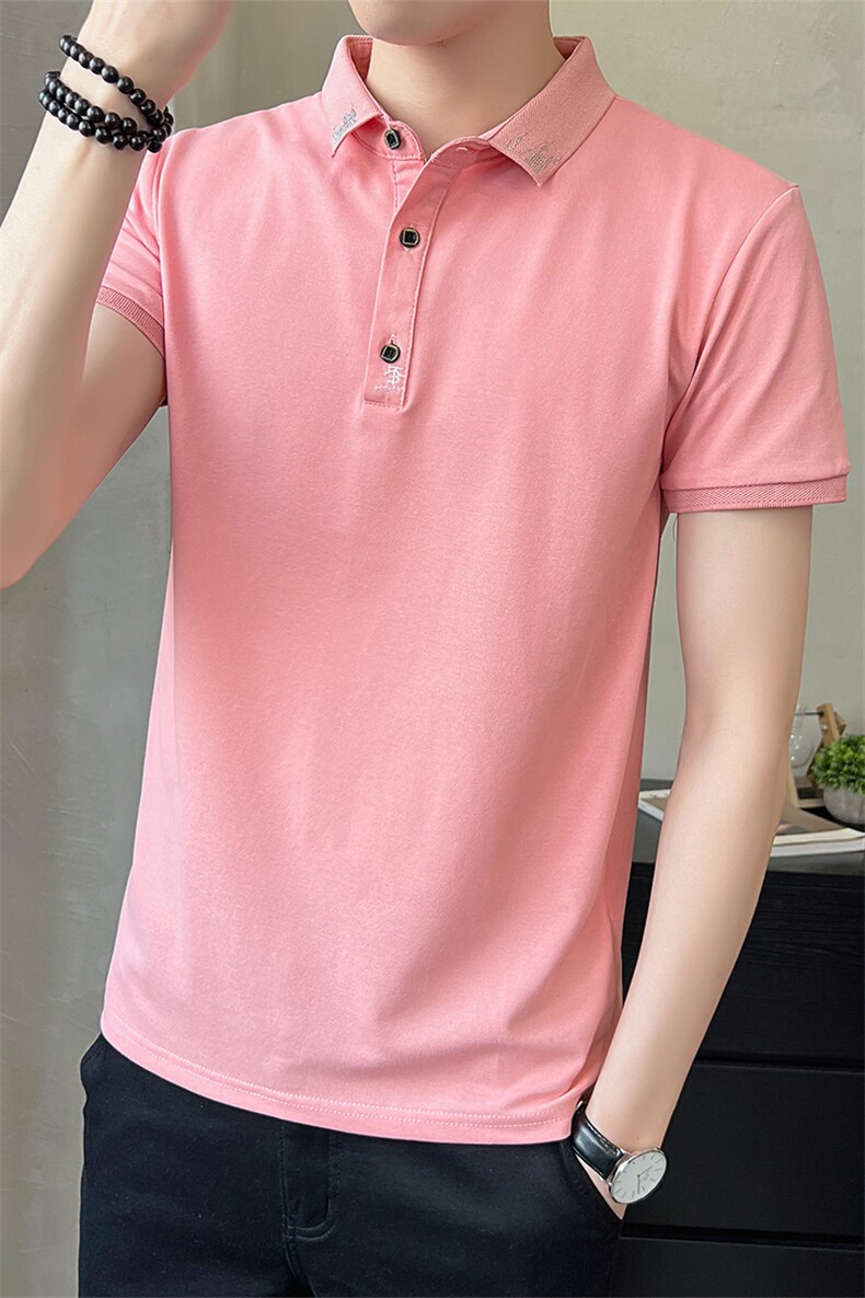 @店主风新款Polo衫男印花袖T恤男士高品质半袖直播PT08-P45,男装Polo衫,星座1207-1