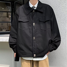 小众设计感金属扣外套男街头春秋痞帅潮外套F838P65，男装夹克，星座1116-2