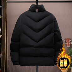 冬季加厚棉衣男休闲时尚青年立领棉衣百搭棉服外套M1801-P78，男装棉衣，星座310B-3