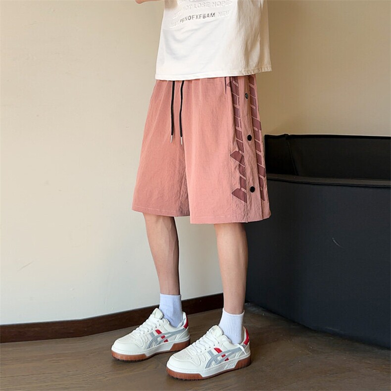 ！2026夏季新款男士宽松直筒五分裤潮牌情侣短裤DK312特P35，男装牛仔裤，电商B220