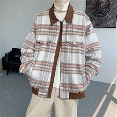 桃色格子