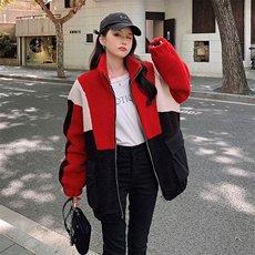 【新款】两面穿羊羔毛服801-P185-K268，女装毛呢外套，浙宝189
