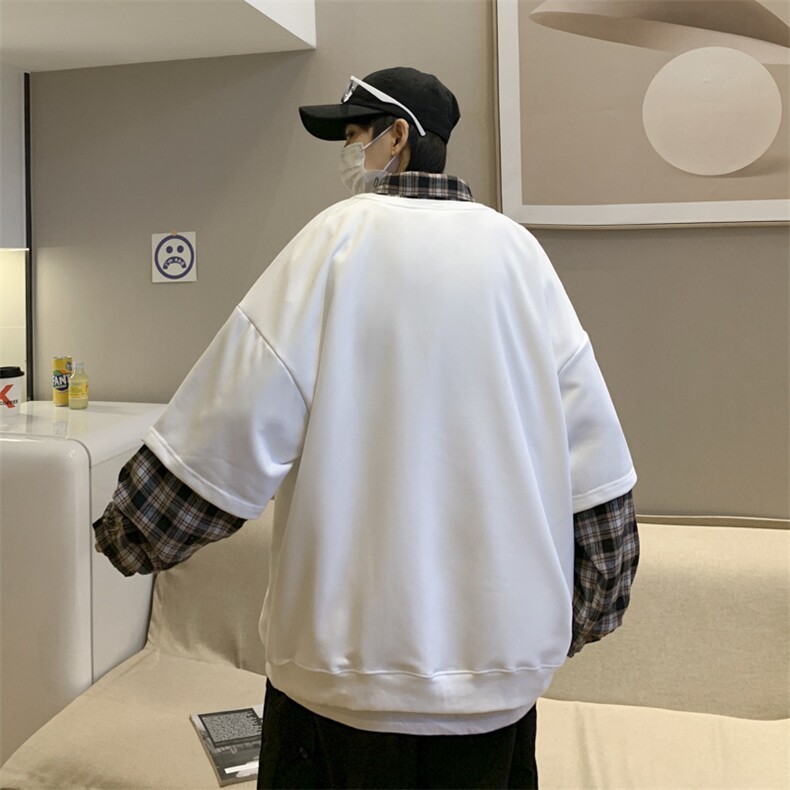 男春季新款卫衣假两件卫衣A01P38,男装卫衣,星座1116-2