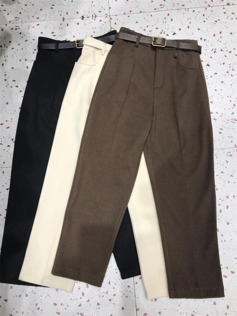 冬款毛呢配皮带长裤，其它，MY PRINCESS